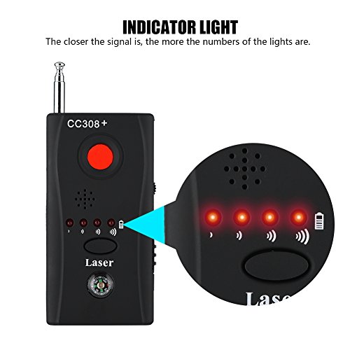 Fosa Rf Signal Detector, 1Mhz-6500Mhz Full Range Wireless Bug Detector Signal Adjustable 4 Modes Sensitivity Detection For Hidden Camera Gsm Listening Device Finder Radar Radio Scanner #TOP3