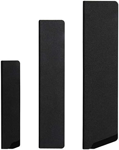 MLGB 3 - Piece Universal Knife Edge Guards Set - 8 Inch 6Inch 5Inches ,Knife Sleeve for Chefs Knife, Cleaver - Plastic & Felt