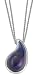 Produktbild Esprit Damen-Kette drip drop Edelstahl 1 Glasstein blau 42-45cm S.ESNL11820B420