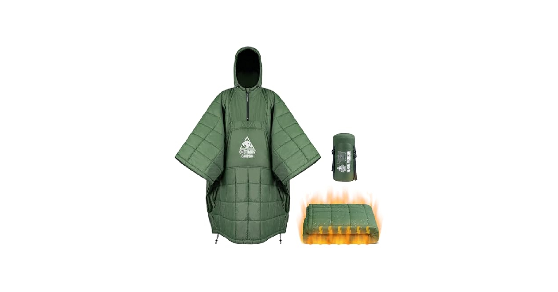 Amazon.com : OneTigris Camping Blanket Honcho Poncho with 3M