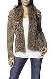  Laura Scott Kuschelige Strickjacke Beige Gr. 40/42