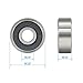 FOCMKEAS R2-2RS 10 PCS Miniature Deep Groove Ball Bearing ID 1/8