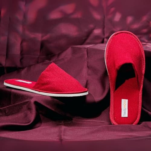 Image of Travelkhushi Unisex House Slippers For Winter & Summer Carpet Slippers for Bedrooms Indoor Home Slipper Comfy Soft Cozy Flip Flops