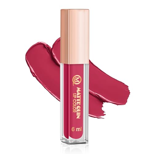 Image of Matte Quin Lip Color| Matte Texture|Long Wear |Smudge Proof |Waterproof-6ml (MQ Flat-203)