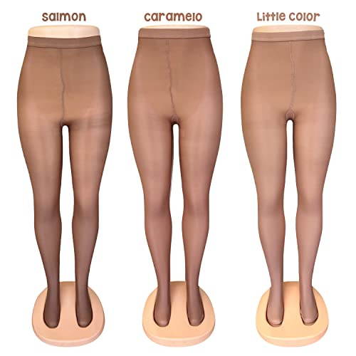 Image of SHIMMER Sheer to Waist Cool Sensation Carnival Tights | Brown Skintone Stockings