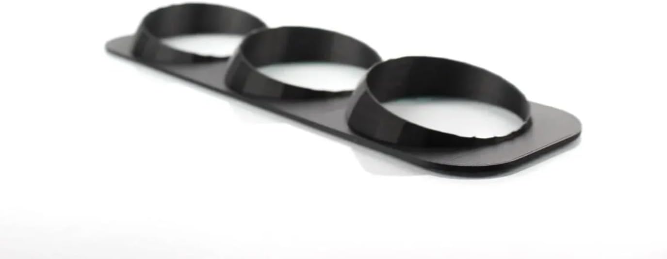 Triple 52mm Gauge Pod Turbo Clock Holder 3D Printed for Nissan 200SX, 240SX
