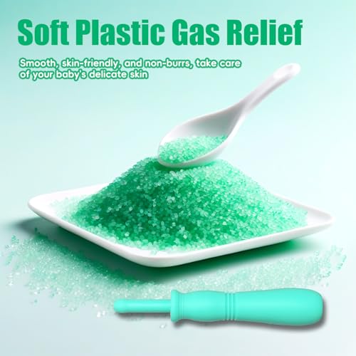 Image of 20 Count Gas and Colic Reliever for Babies, Baby Gas Colic Relief, Natural Solution for Baby Colic and Gas Relief, Safe & Effective Instant Constipation Relief for Babies (Green)