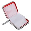 Gfhrisyty 40 CD DVD Disc Album Opslag Draagtas Cover Portemonnee Sleeve Houder Bag Hard Box – Rood