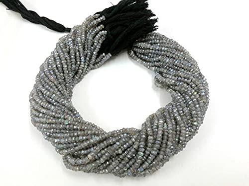 Perles de labradorite micro-facettées pour créer vos bracelets de lithothérapie - 3