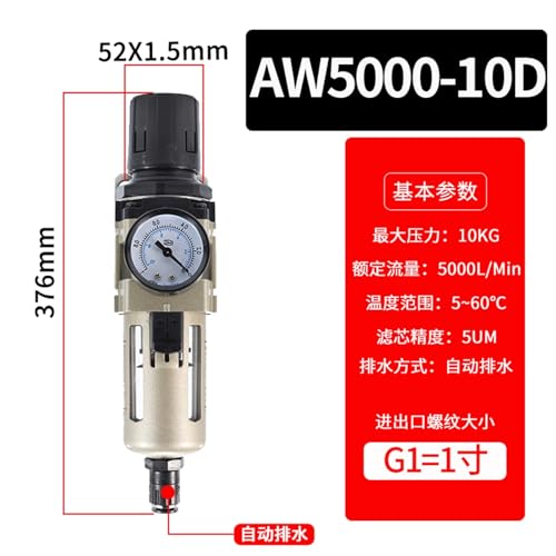 Filtre régulateur AC4000-04 triple pièce pour stabiliser la pression - 2