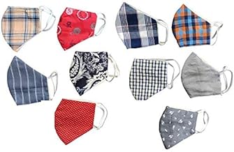 SpiffySky Cotton Face Mask | Reusable and Washable Mask | (Multicolour, Pack of 12, Without Valve) for Unisex