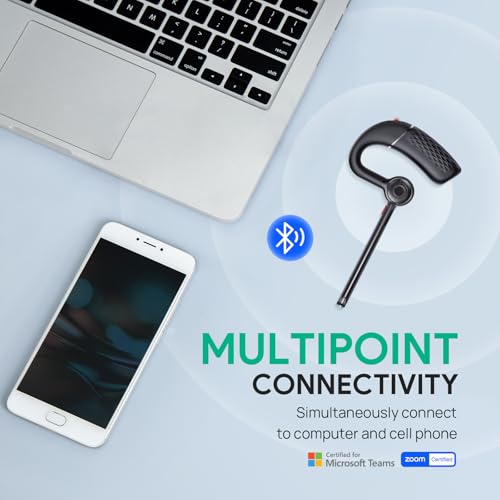 Audífonos Bluetooth Yealink BH71 Lite In Ear Negro miniatura 4