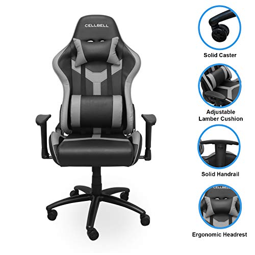Image of CELLBELL GC04 Transformer Series Gaming /Racing Style Adjustable Back Cushion Chair for Gamers PU Leather [Pattern 011