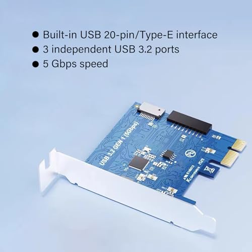 Carte d'extension PCIE 20 broches COOLHOOD pour liaison continue et optimisation