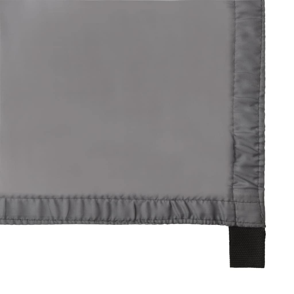 Outdoor-Tarp - Funda para mochila de camping (4 x 4 m, 6 estacas y 6 cuerdas), color gris