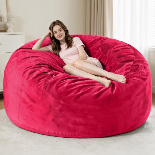 Homguava 6FT Bean Bag Chairs for Adults,Giant Adult Bean Bag Chair,BeanBag