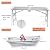 Scaffolding Home Improvement Scaffolding Equipment Multipurpose Work Platform Portable Folding Scaffold Tower Ladder Stool Work Bench, 150kg Load(180cm 5.9ft)