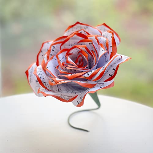 Music Note Paper Rose #TOP4