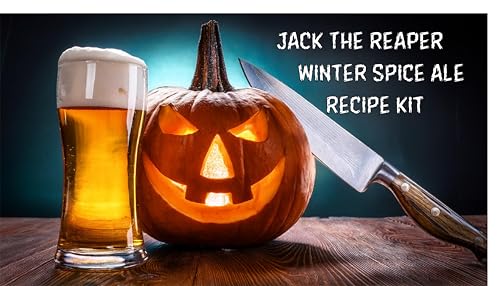 Tapcraft - Jack the Reaper Winter Spice Ale - Pumpkin Homebrew Beer Ingredient Recipe Kit - 5 Gallon Beer Making Recipe Kit - Make Beer at Home