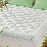 KRIMANO Bamboo Viscose Pillow Top Topper