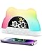 Kids Alarm Clock, Toddler Sleep Trainer Digital Alarm Clocks with 11 RGB Colors Night Lights, Type-C Charging, Dual Alarms, 10 Sleep Sounds, OK to Wake Bedside Clock with Sun Moon for Girls Boys Teens