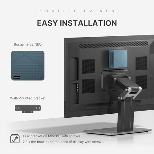 BOSGAME E2 Mini PC, AMD Ryzen 5 3500U, 16GB DDR4 RAM 512GB NVMe SSD — view 7