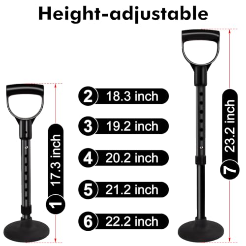Mobility Aids Tool, Adjustable Mobile Standing Aid, Portable Aid for The Elderly, Device to Assist The Elderly in Getting Up from The Floor or Ground, Suitable for People with Knee Problems