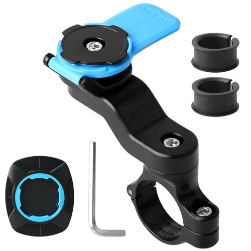 Soporte Moto para QuadLock, Soporte Universal Bicicleta se Puede Instalar Fácilmente en Manillares de 25,4 mm, Prueba de Golpes, Desmontable, Compatible con Varios Modelos de Teléfonos
