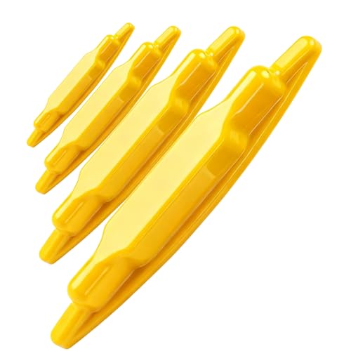 4 Pcs Magnetic Stud Finder, Powerful 25LB Pull Force Wall Scanner for Drywall, No Batteries Needed Metal Detector for Screws & Nails, Easy Grip Drywall Stud Finder Tool for Home Renovation