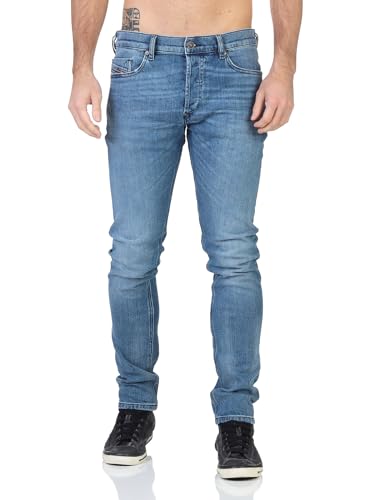 Diesel Tepphar-X Jean coupe droite pour homme, Bleu Rm066, 33W x 32L