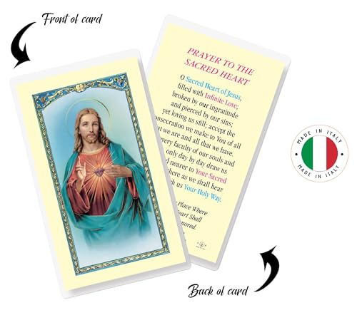 Estatua Sagrado Corazón de Jesús 2.5 pulg miniatura 6