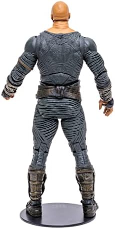 McFarlane Toys, 7-Inch DC Black Adam Action Figure with 22 Moving Parts, Collectible DC Black Adam Movie Figure with Throne, Stand Base and Unique Collectible Character Card  Ages 12+