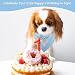 Hundesmoking, Hundehochzeit Bandana Kragen mit Fliege Kleine Hunde Hundesmoking Hundekostüme für kleine Hunde Hundeanzug Kostüm für Hunde Verlobung, Hochzeit, und Geburtstag (Hals:20-30cm/Blau)