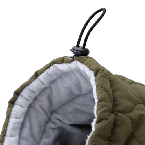 Wanderpfote Hundemantel – Steppjacke Hundejacke Stilvoll und Elegant – Hundemantel Wasserdicht – optimal für kleine und mittelgroße Hunde (Grün, XXXL)
