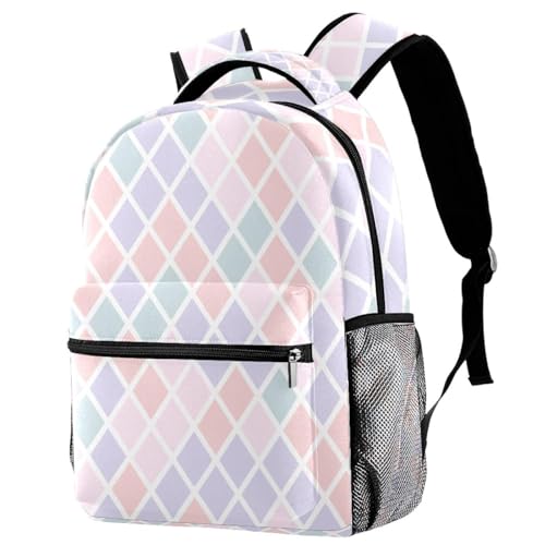 Sac à dos d'école multicolore anti-charge lourde pour ados et étudiants