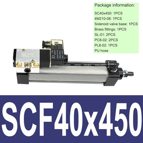 Électrovanne pneumatique SC avec ensemble de cylindres d'air complet