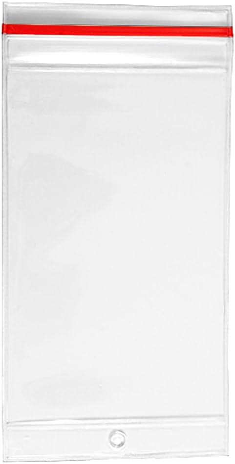 (200 Pack) Resealable Fire Extinguisher Inspection Tags Covers, Clear