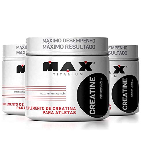 Suplemento Atacado 3X CREATINA (100G) - MAX TITANIUM Promoção