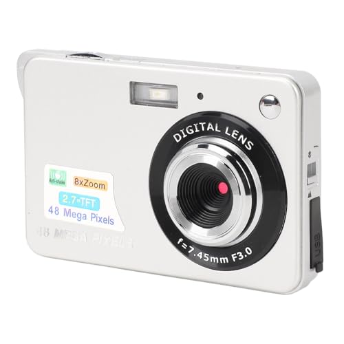 Cámara digital ZJchao 48MP HD 1080P con zoom 8X y pantalla LCD 2.7" miniatura 2