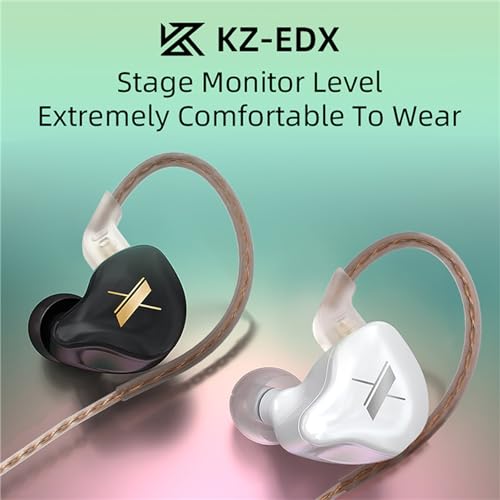 Image of Yinyoo Kz Edx 1Dd Wired In Ear Earphone with Mic (Black)