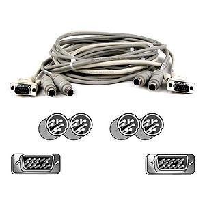 Cable KVM Belkin para solucionar interferencias en pantallas VGA y fallos en teclados PS/2