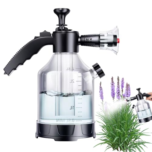 Pulverizador de Espuma con Bomba de jardín – Dispensador de jabón de Gran Volumen, Botella de Spray ergonómica a presión para Lavado de vehículos y Limpieza de Perros | Aplicador