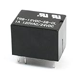  DealMux DC 12V bobina voltios SPDT 6-pin plug-in de PCB tipo mini Relé de potencia