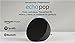 Echo Pop | Full sound compact smart speaker with Alexa | International Version with US Power Adaptor | Charcoal