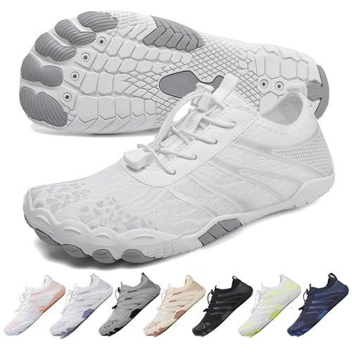 Hike Barefoot Shoes Grounded Footwear for Womens Men Breathable Non-Slip Neuropathy Quick Dry Wide Toe Water Shoes for Hiking Beach Pool Water Athletic Swimming Surf Walking