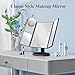 HUONUL Makeup Mirror, Vanity Mirror with Lights, 2X/3X/10X Magnification, Touch Control, Trifold, Dual Power Supply, Valentines Day Gifts for Her,Gifts for Women, Wife, Mom, Girls,Dorm Room Essentials
