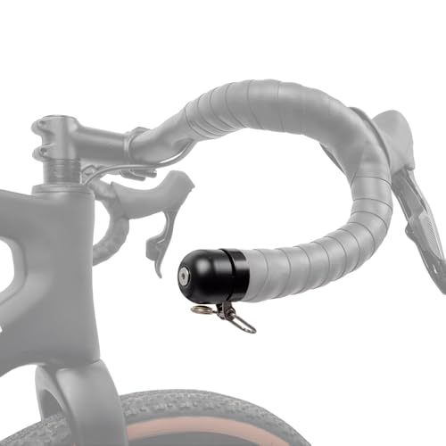 2in1 Fahrradklingel als Lenkerstopfen, geeignet für Rennräder mit gebogenem Lenker, Endkappe, Drop Bar 22,2 mm, Fahrrad Glocke, Miniklingel Bella DBX von M-WAVE, Schwarz 2in1 Fahrradklingel als Lenkerstopfen, geeignet für Rennräder mit gebogenem Lenker, Endkappe, Drop Bar 22,2 mm, Fahrrad Glocke, Miniklingel Bella DBX von M-WAVE, Schwarz