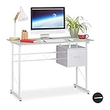 Mueble de oficina: coloca el escritorio moderno y blanco en el despacho, el cuarto de un estudiante, etc