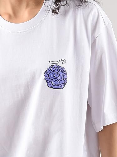 Image of ComicSense.xyz Unisex One Piece Anime Oversized T Shirts for Men and Women, 5th Gear Bounty Printed Drop Shoulder Tshirt