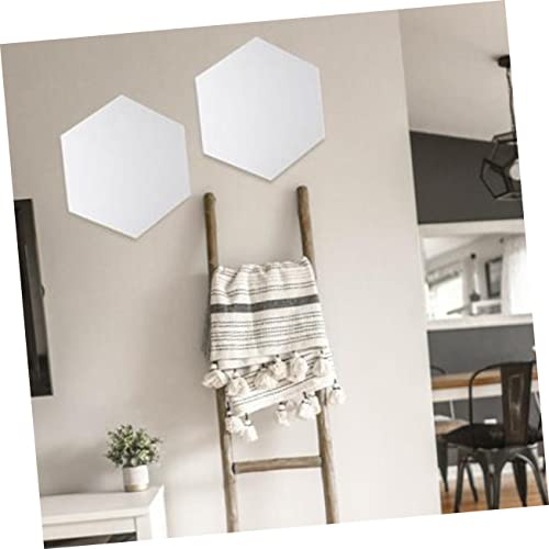Garneck 12pcs Paneles Acústicos Hexagonales Grandes de Fieltro Auto-adhesivos para Absorción de Sonido Decoración para Hogar, Oficina y Escuela miniatura 4
